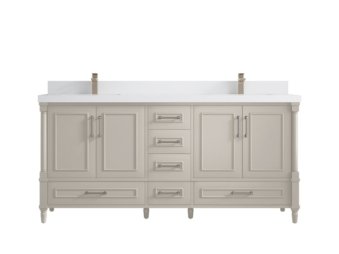 Aberdeen 72 in. W x 22 in. D Double Sink Bathroom Vanity