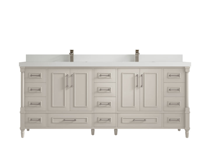 Aberdeen 80 in. W x 22 in. D Double Sink Bathroom Vanity - photo 43