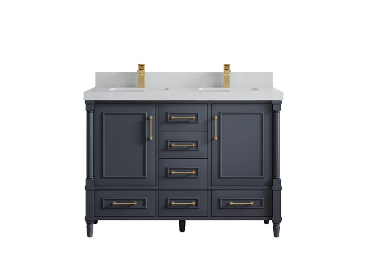 Aberdeen 48 in. W x 22 in. D Double Sink Bathroom Vanity - photo 10