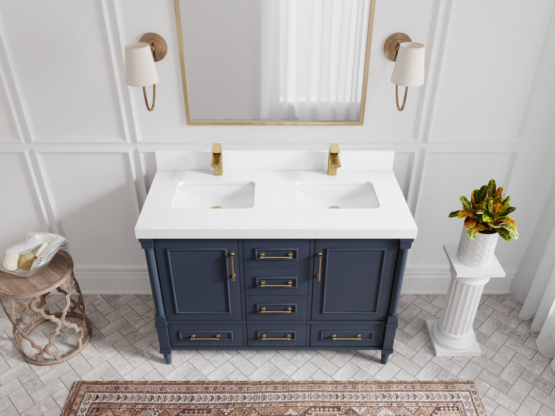 Aberdeen 48 in. W x 22 in. D Double Sink Bathroom Vanity