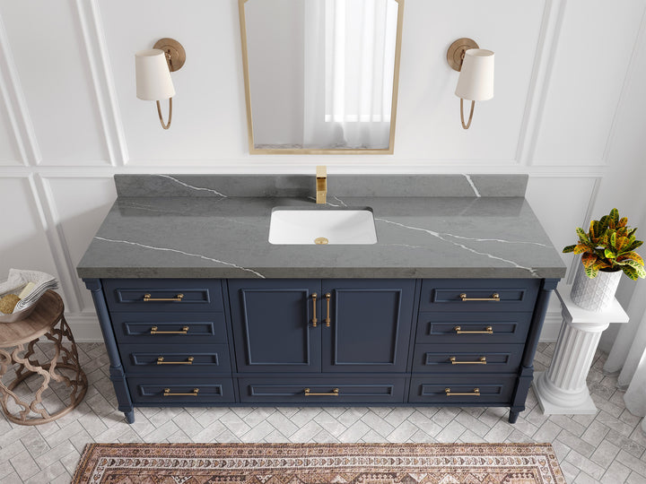 Aberdeen 72 in. W x 22 in. D Single Sink Bathroom Vanity - photo 25