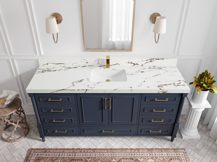 Aberdeen 72 in. W x 22 in. D Single Sink Bathroom Vanity - photo 39