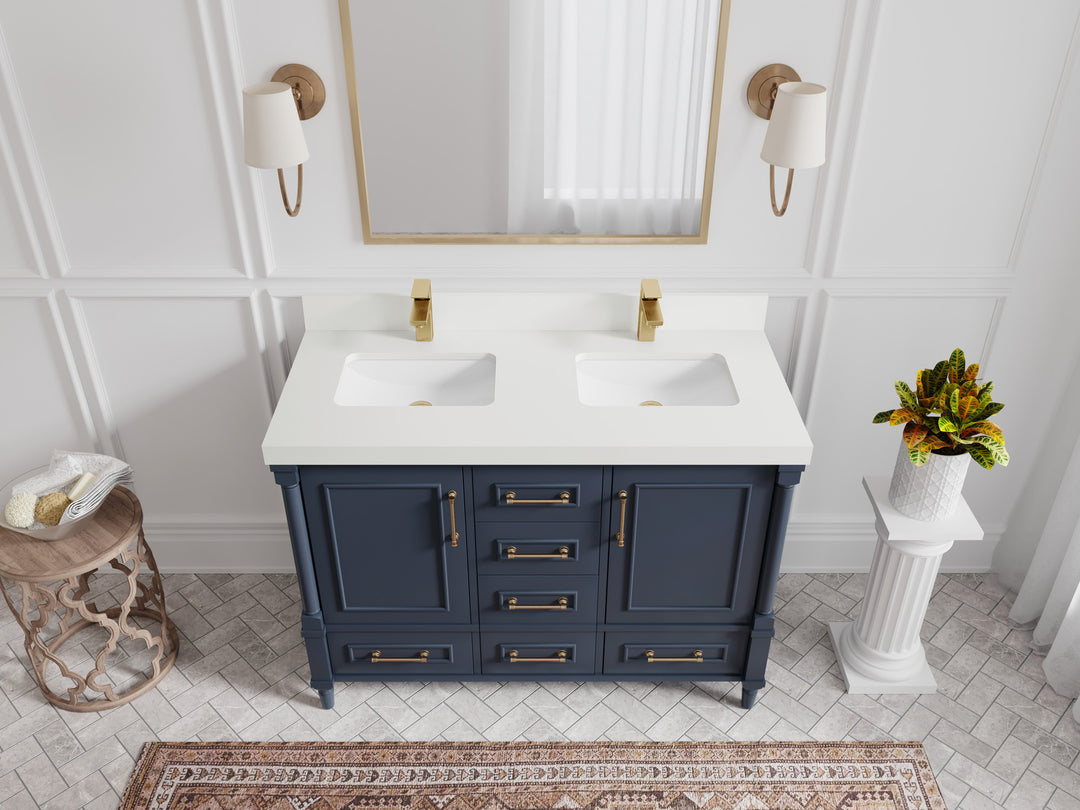 Aberdeen 48 in. W x 22 in. D Double Sink Bathroom Vanity
