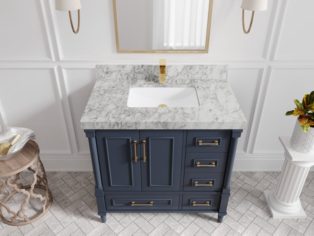 Aberdeen 36 in. W x 22 in. D Center Sink Bathroom Vanity