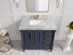 Aberdeen 36 in. W x 22 in. D Center Sink Bathroom Vanity - photo 12