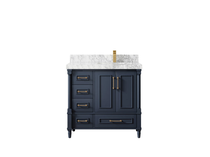 Aberdeen 36 in. W x 22 in. D Right Offset Sink Bathroom Vanity - photo 18