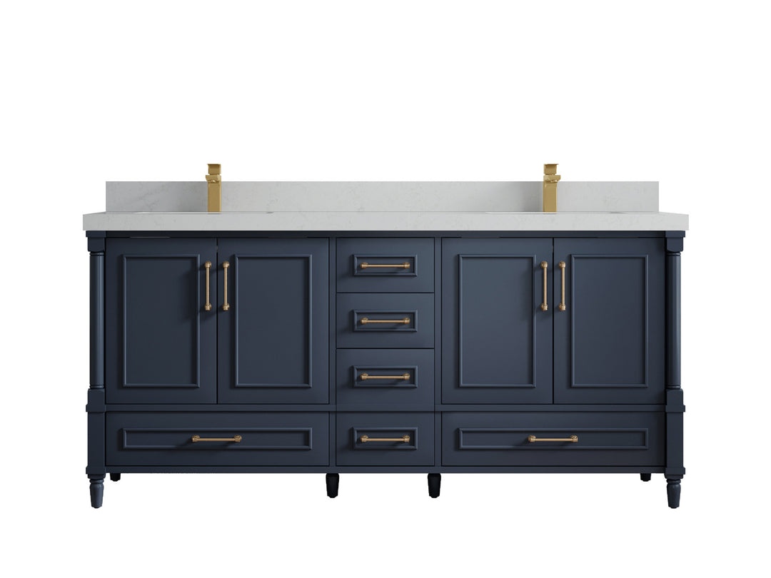 Aberdeen 72 in. W x 22 in. D Double Sink Bathroom Vanity