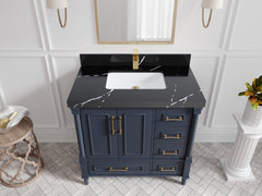 Aberdeen 36 in. W x 22 in. D Center Sink Bathroom Vanity - photo 7