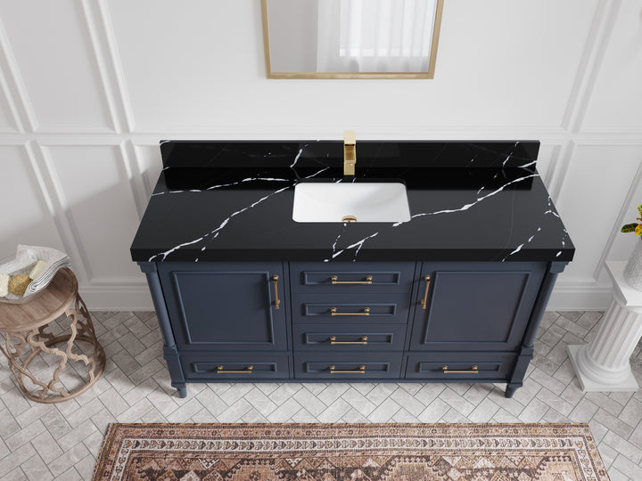 Aberdeen 60 in. W x 22 in. D Single Sink Bathroom Vanity - photo 7