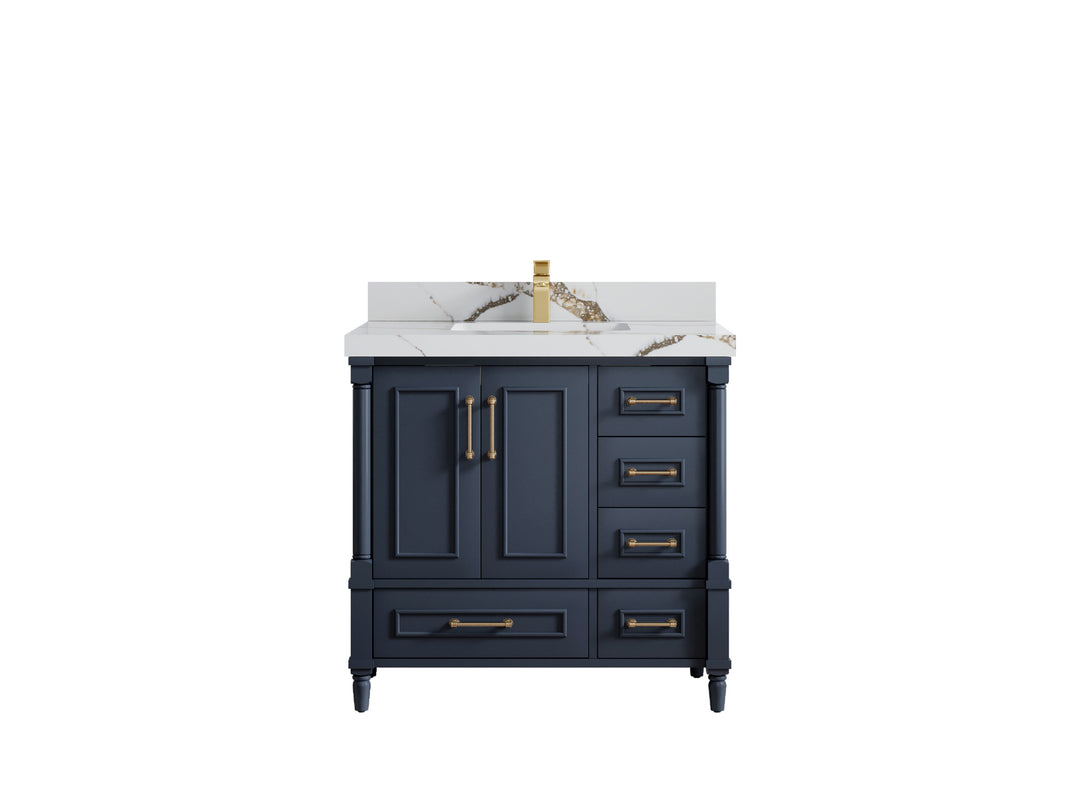 Aberdeen 36 in. W x 22 in. D Center Sink Bathroom Vanity