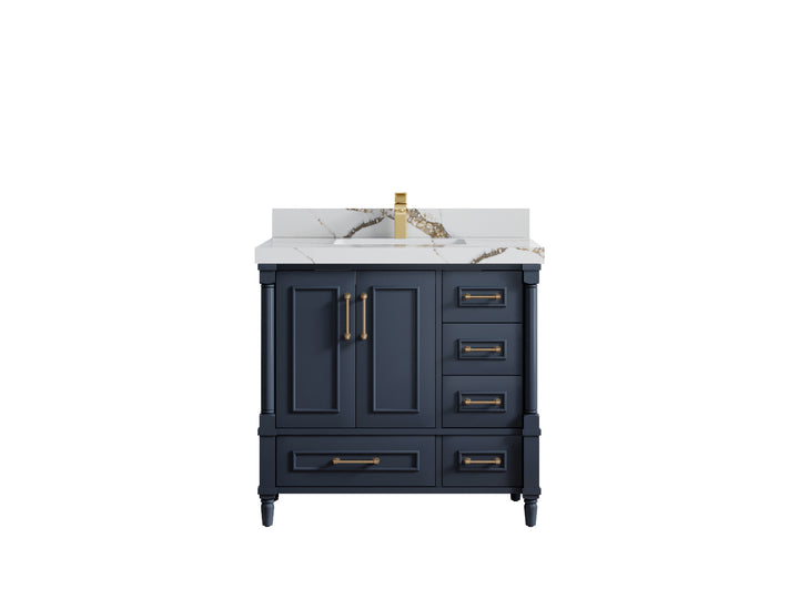 Aberdeen 36 in. W x 22 in. D Center Sink Bathroom Vanity - photo 10