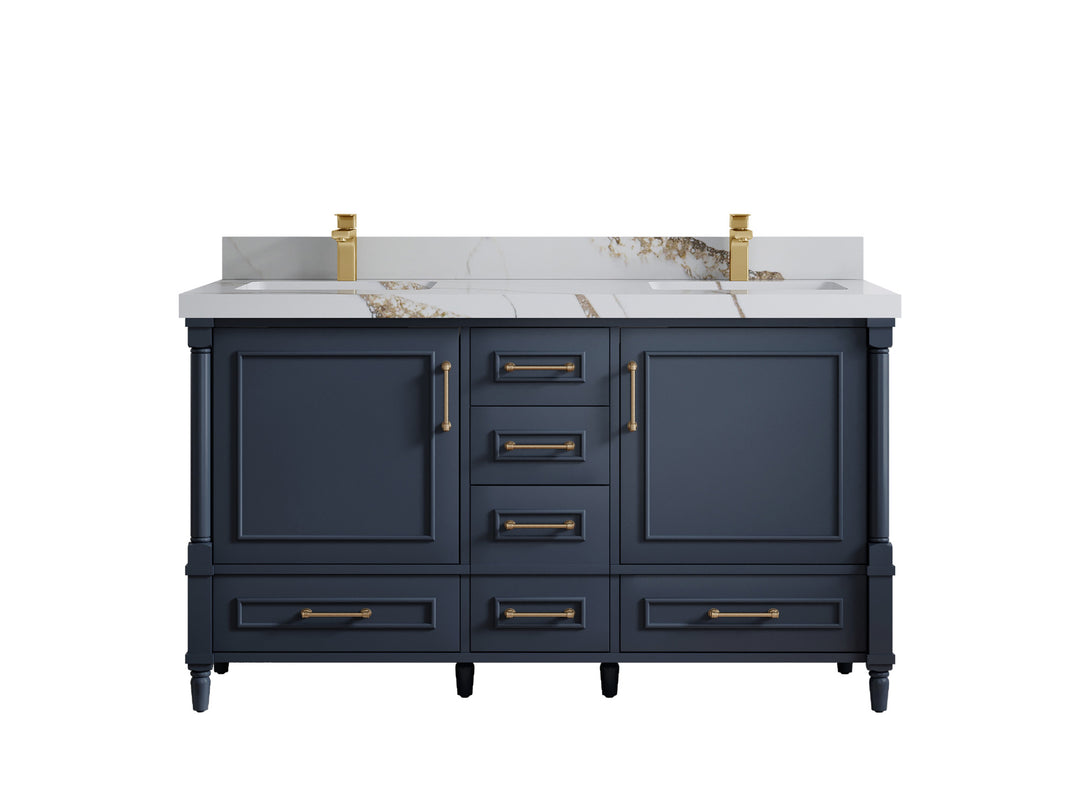 Aberdeen 60 in. W x 22 in. D Double Sink Bathroom Vanity