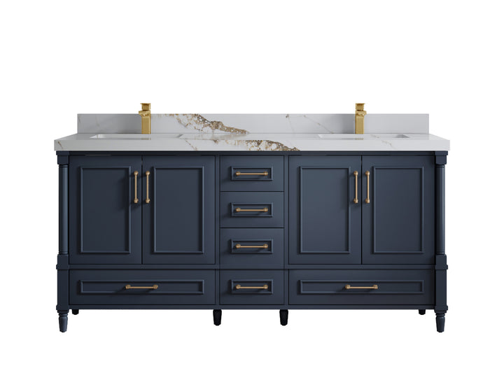 Aberdeen 72 in. W x 22 in. D Double Sink Bathroom Vanity - photo 10