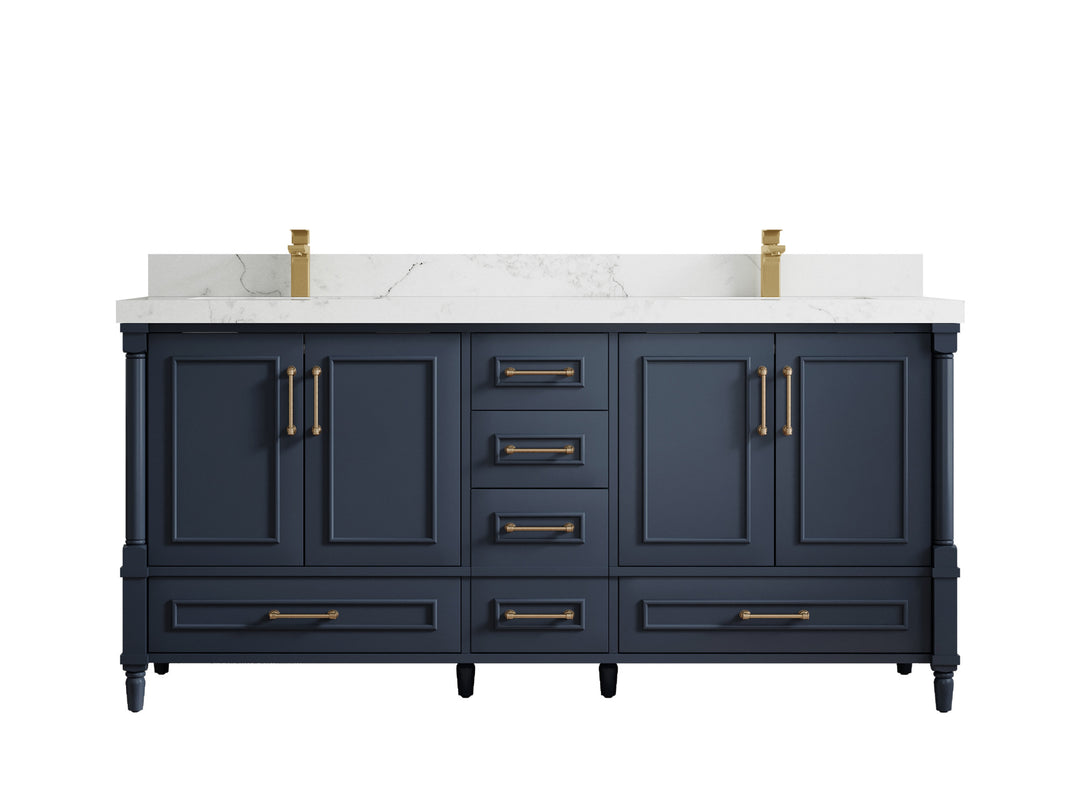 Aberdeen 72 in. W x 22 in. D Double Sink Bathroom Vanity