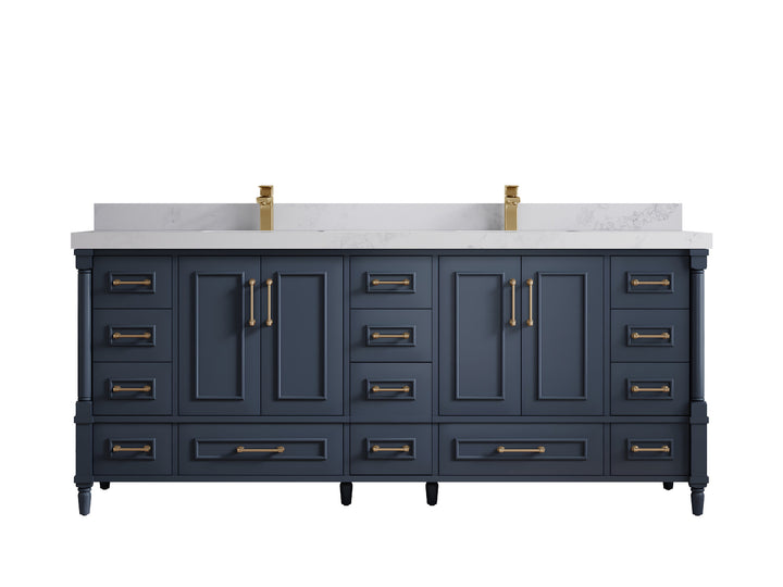 Aberdeen 80 in. W x 22 in. D Double Sink Bathroom Vanity - photo 15