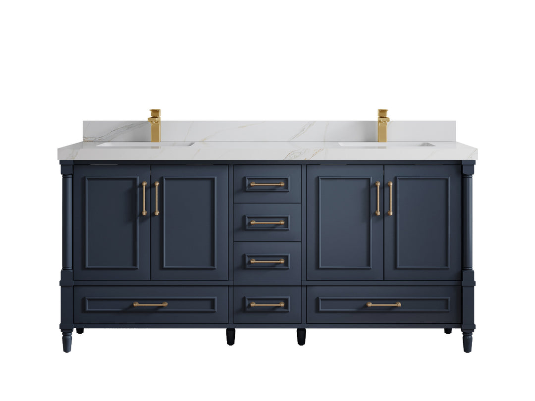 Aberdeen 72 in. W x 22 in. D Double Sink Bathroom Vanity