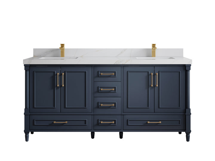 Aberdeen 72 in. W x 22 in. D Double Sink Bathroom Vanity - photo 16