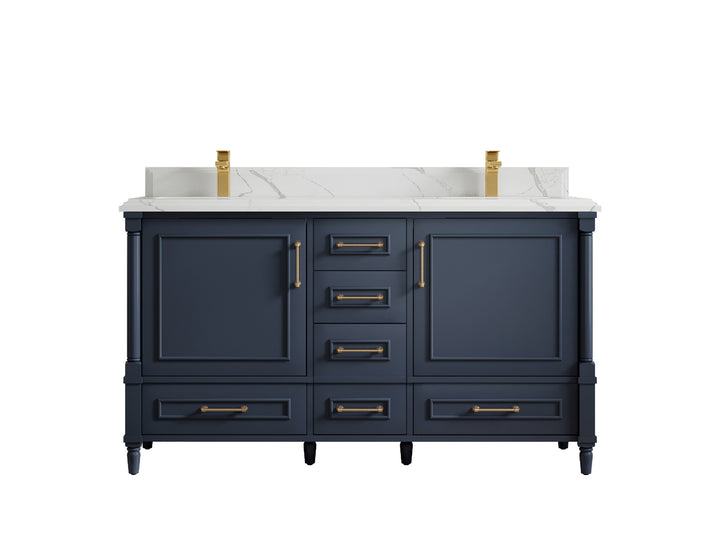 Aberdeen 60 in. W x 22 in. D Double Sink Bathroom Vanity - photo 24