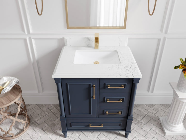 Aberdeen 30 in. W x 22 in. D Single Sink Bathroom Vanity - photo 23