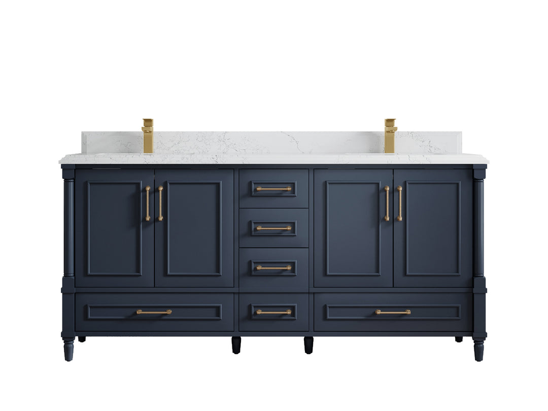 Aberdeen 72 in. W x 22 in. D Double Sink Bathroom Vanity