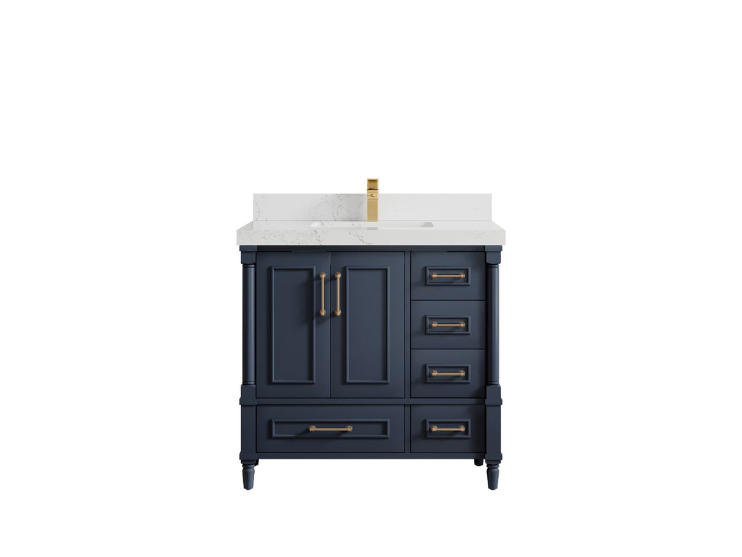 Aberdeen 36 in. W x 22 in. D Center Sink Bathroom Vanity