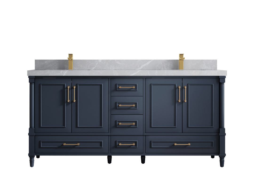 Aberdeen 72 in. W x 22 in. D Double Sink Bathroom Vanity
