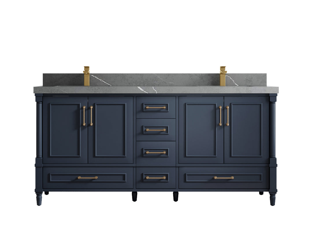 Aberdeen 72 in. W x 22 in. D Double Sink Bathroom Vanity