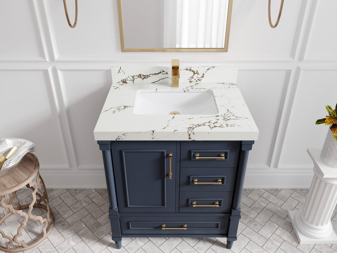 Aberdeen 30 in. W x 22 in. D Single Sink Bathroom Vanity