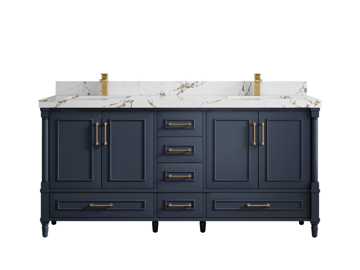 Aberdeen 72 in. W x 22 in. D Double Sink Bathroom Vanity - photo 34