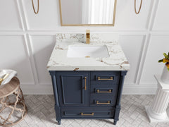 Aberdeen 30 in. W x 22 in. D Single Sink Bathroom Vanity - photo 35