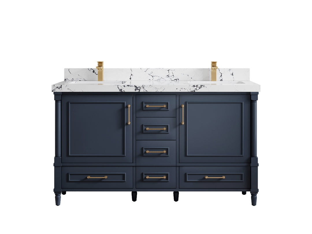Aberdeen 60 in. W x 22 in. D Double Sink Bathroom Vanity