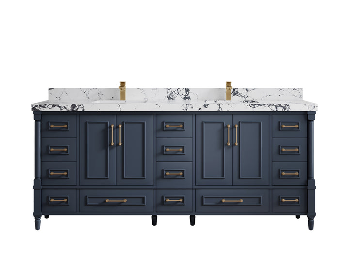 Aberdeen 80 in. W x 22 in. D Double Sink Bathroom Vanity - photo 39