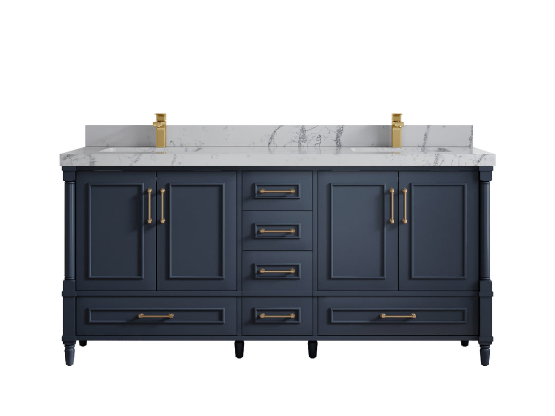 Aberdeen 72 in. W x 22 in. D Double Sink Bathroom Vanity