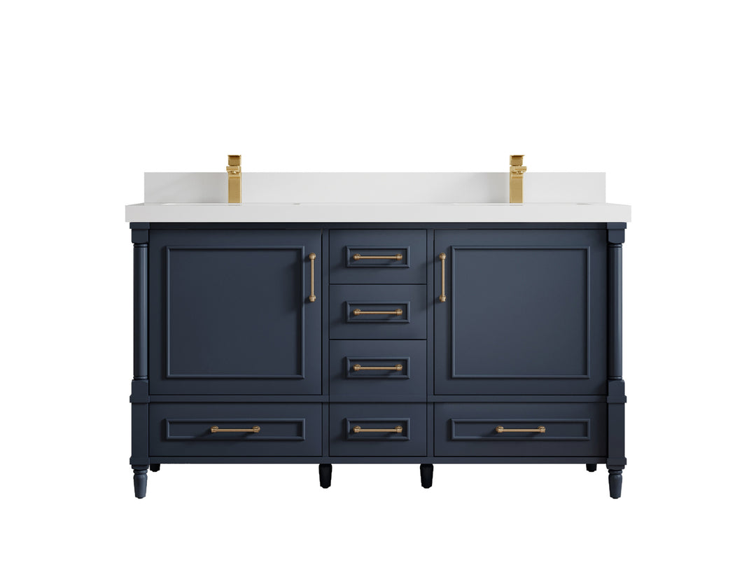 Aberdeen 60 in. W x 22 in. D Double Sink Bathroom Vanity