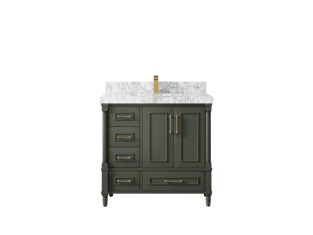 Aberdeen 36 in. W x 22 in. D Center Sink Bathroom vanity