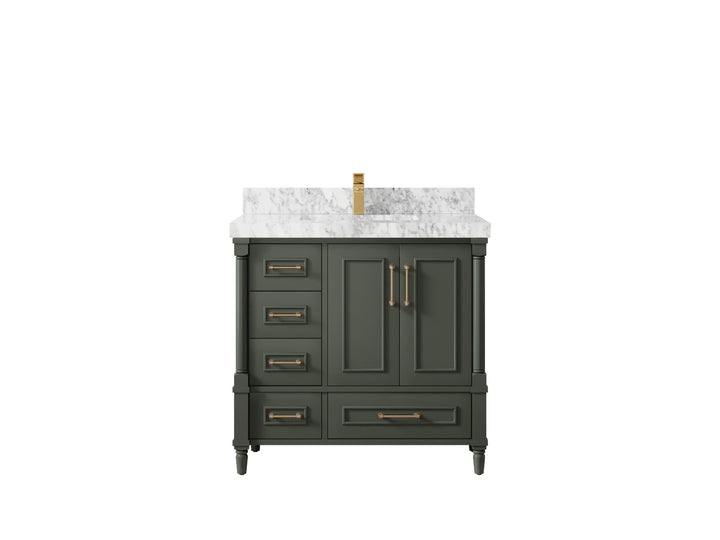 Aberdeen 36 in. W x 22 in. D Center Sink Bathroom vanity - photo 18