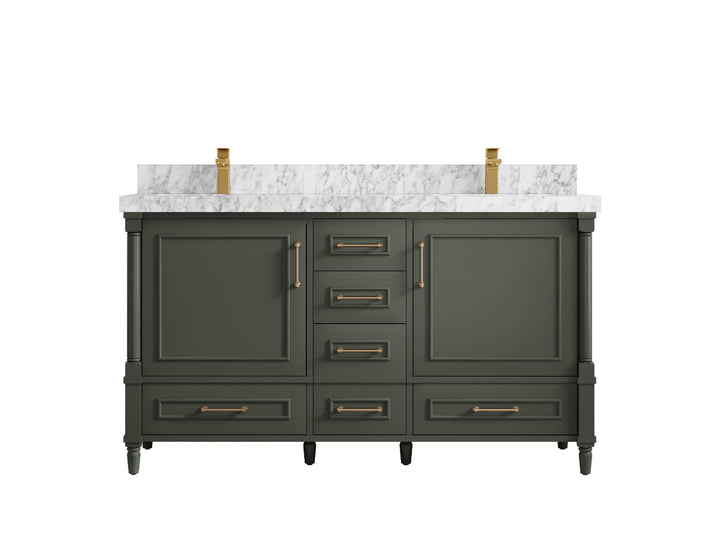 Aberdeen 60 in. W x 22 in. D Double Sink Bathroom Vanity - photo 8