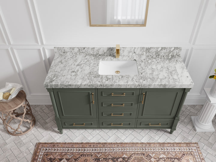 Aberdeen 60 in. W x 22 in. D Single Sink Bathroom Vanity - photo 19