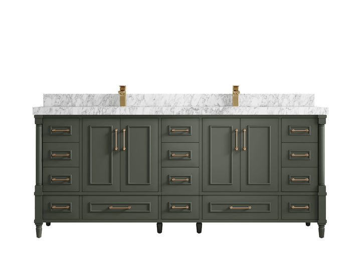 Aberdeen 80 in. W x 22 in. D Double Sink Bathroom Vanity - photo 16