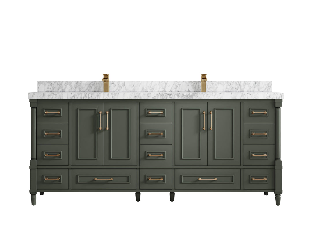 Aberdeen 80 in. W x 22 in. D Double Sink Bathroom Vanity