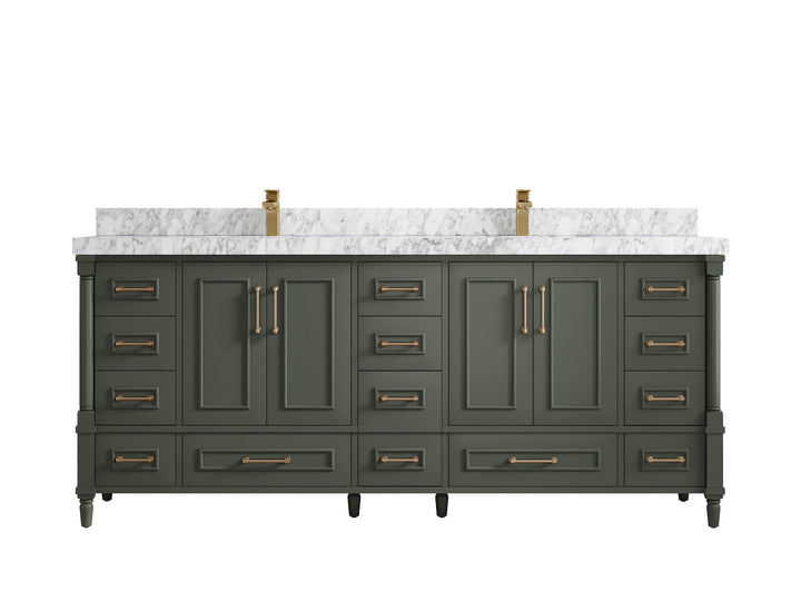 Aberdeen 80 in. W x 22 in. D Double Sink Bathroom Vanity - photo 9