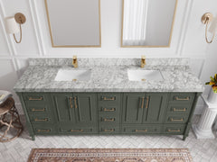 Aberdeen 84 in. W x 22 in. D Double Sink Bathroom Vanity - photo 18