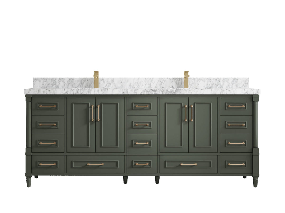 Aberdeen 84 in. W x 22 in. D Double Sink Bathroom Vanity