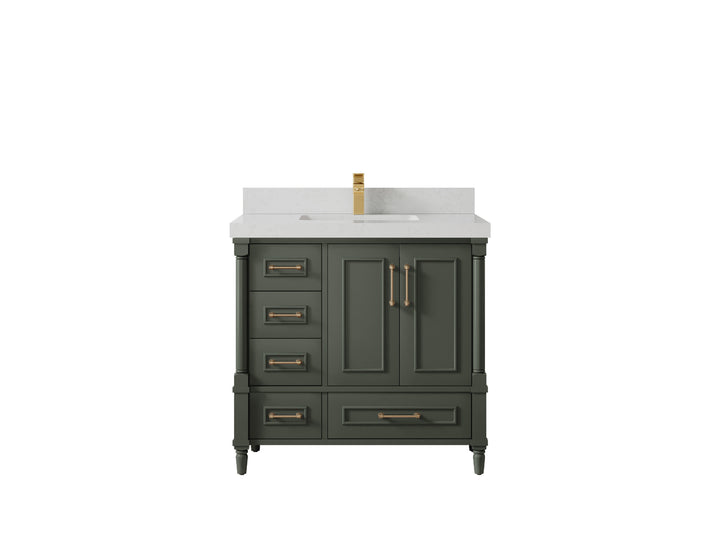 Aberdeen 36 in. W x 22 in. D Center Sink Bathroom vanity - photo 20