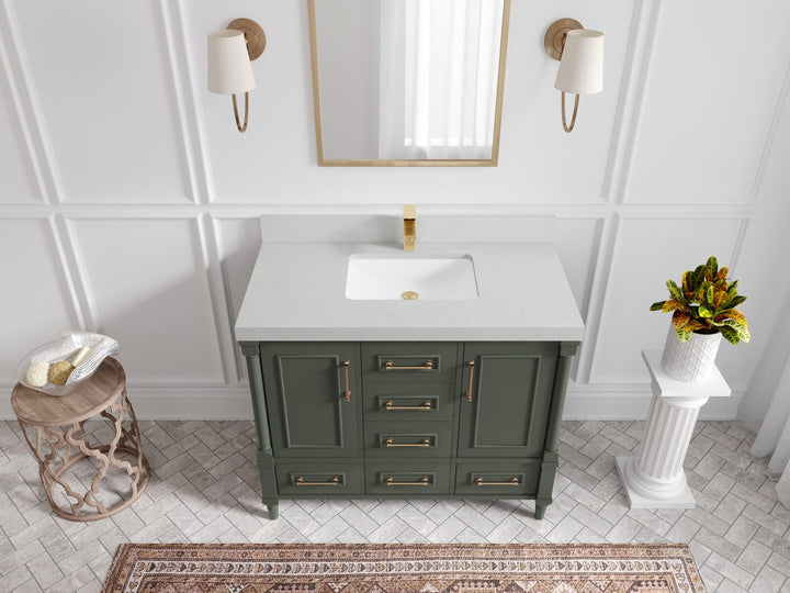 Aberdeen 42 in. W x 22 in. D Single Sink Bathroom Vanity - photo 12
