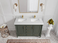 Aberdeen 48 in. W x 22 in. D Double Sink Bathroom Vanity - photo 11