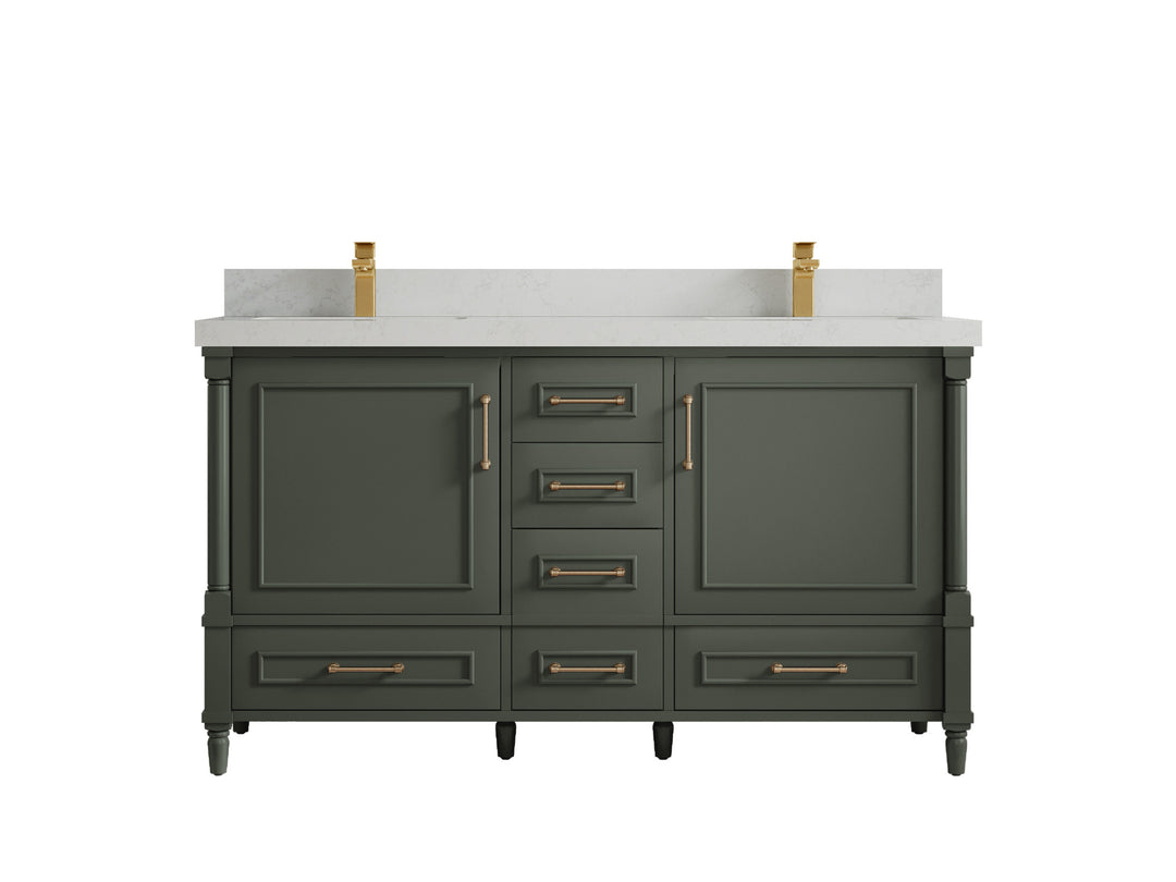 Aberdeen 60 in. W x 22 in. D Double Sink Bathroom Vanity