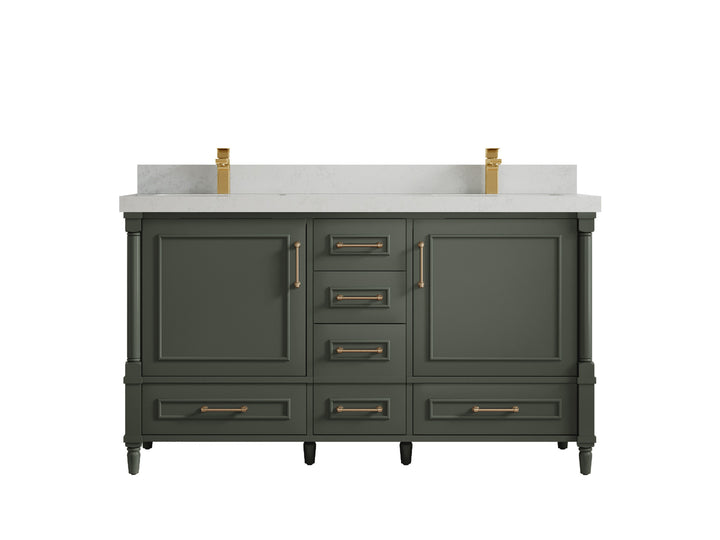 Aberdeen 60 in. W x 22 in. D Double Sink Bathroom Vanity - photo 10