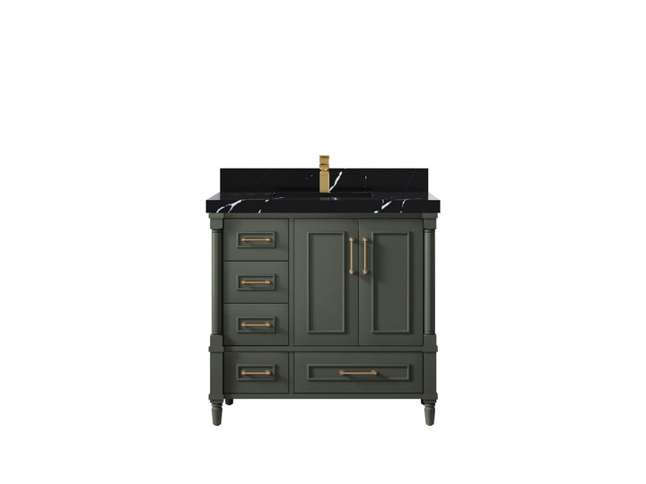 Aberdeen 36 in. W x 22 in. D Center Sink Bathroom vanity - photo 8