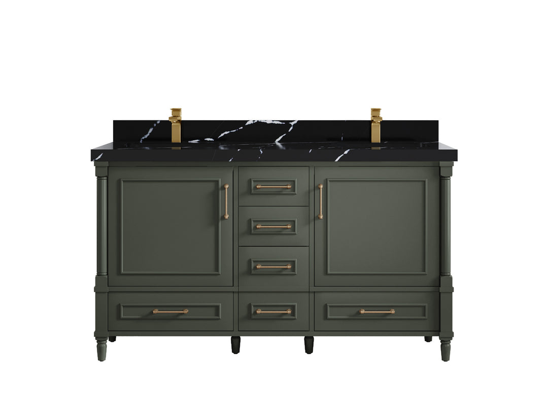 Aberdeen 60 in. W x 22 in. D Double Sink Bathroom Vanity